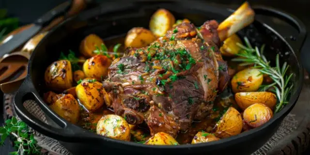 Slow-cooked Lamb Shoulder